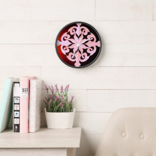 Nature's Hidden Geometry Abstract  Mug Clock