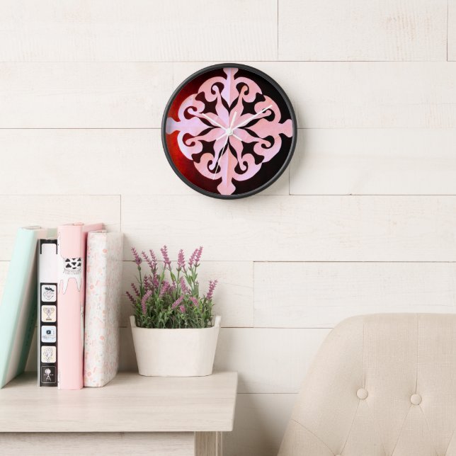 Nature's Hidden Geometry Abstract  Mug Clock (Reading Room)