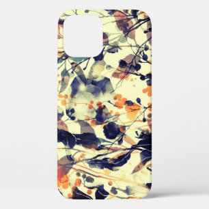 Nature's Imprints: Floral Leaves Seamless. iPhone 12 Case