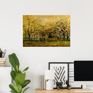 Nature's Magic Mednyanszky's Blossoming Landscape Poster