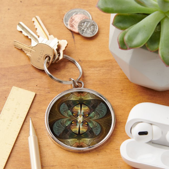 Natures Matrix Bumble Bee Abstract Keychain (Desk)