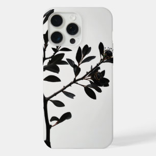  Nature's Minimalism: A Silhouetted Tree Branch iPhone 15 Pro Max Case