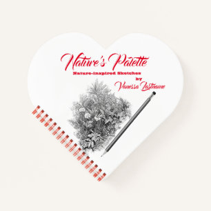 Nature's Palette Nature Sketchbook Personalization Notebook