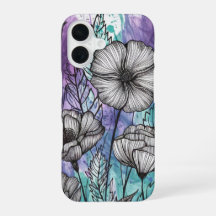 Nature's Palette: Purple, Teal, and Blue Splendour