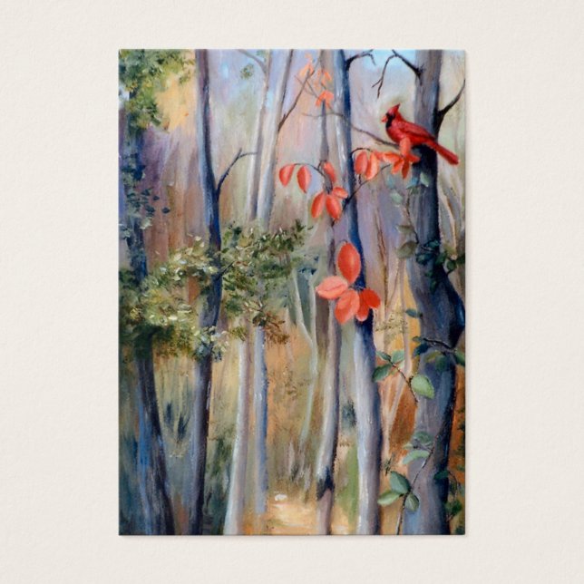 Natures Path Cardinal Art Card (Front)