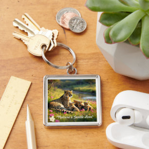 "Nature's Perfect Family Portrait" Keychain