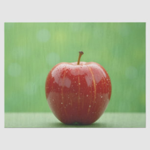 Nature's Perfect Red Square Sticker Tissue Paper