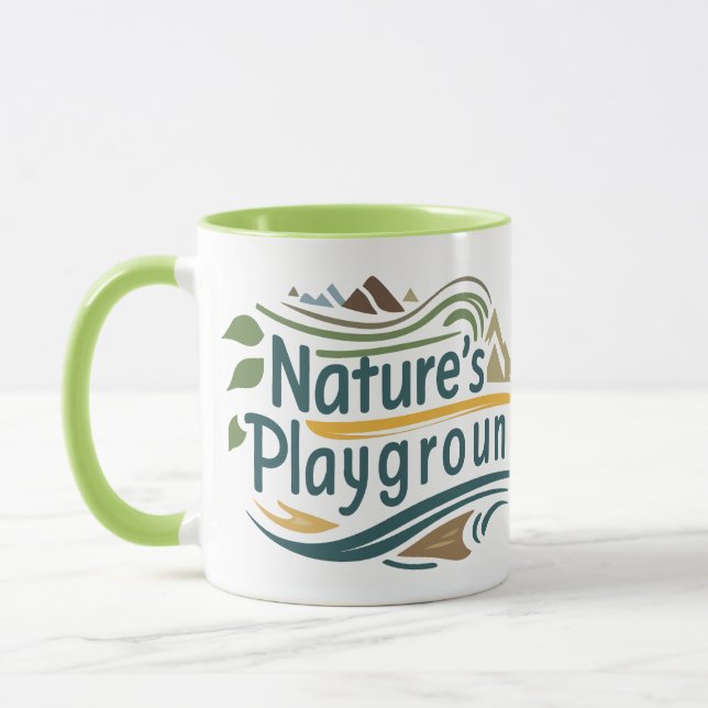 Nature's playground  mug (Left)