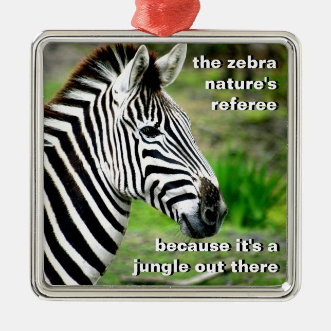 Nature's Referee Metal Ornament (Front)