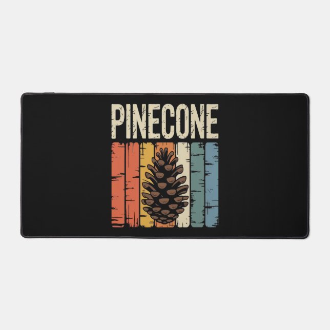 Natures Seed Pinecone Forest Core Desk Mat (Front)