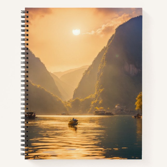 Nature's Serenity: Nature View Printed Notebook (Front)