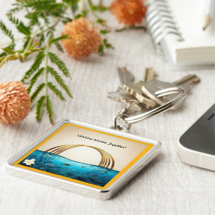 "Nature's Symphony Plays" Keychain
