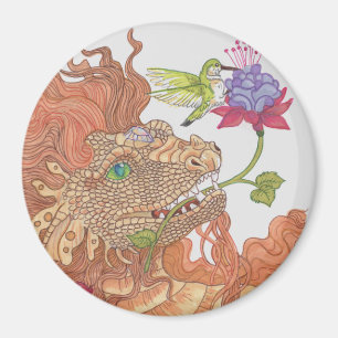 Nature's Treasures Dragon Magnet