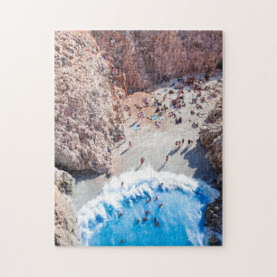 Natures Wave Pool in Crete Puzzle
