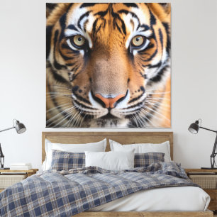 Nature's Wild Animals - Tiger Canvas Print