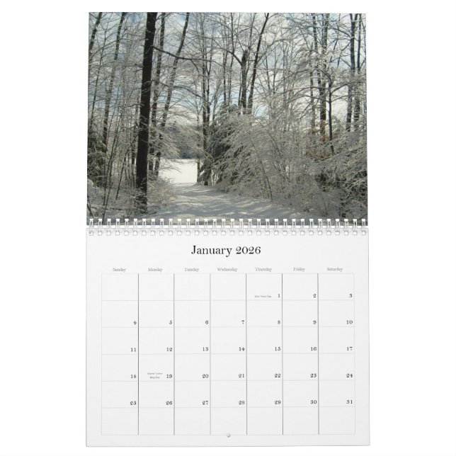 Natures Wonders-Calendar Calendar (Jan 2026)