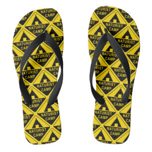 Naturist Camp Flip Flops