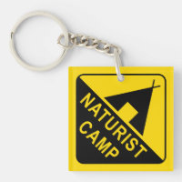 Naturist Camp, Yellow Diamond Sign