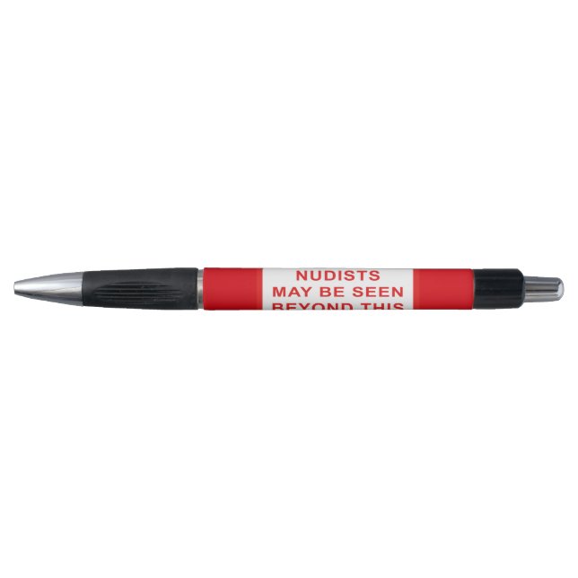 Naturist / Nudist Pen (Front)