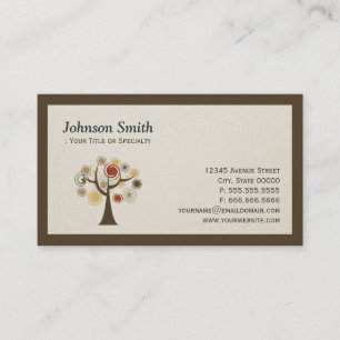 Naturopath Alternative Medicine - Tree of Life Business Card