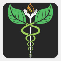 Naturopathic Caduceus Sticker