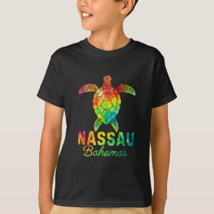 Nau Hamas Tie Dye Sea Turtle Hamas Beach Vacation T-Shirt
