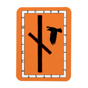 Naudhiz Viking Rune Magnet – Overcoming!