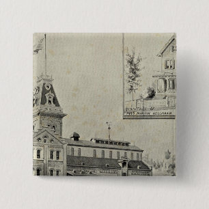 Naugatuck Val Brewery 2 Inch Square Button