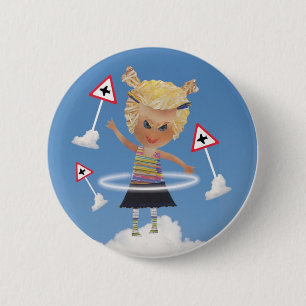 Naught child! 2 inch round button