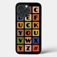 Naughty Alphabets Blackberry Bold coque