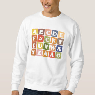 Naughty Alphabets shirt – choose style & colour