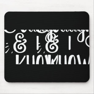 Naughty And I Know It Funny Christmas Baby T Shirt Mouse Pad