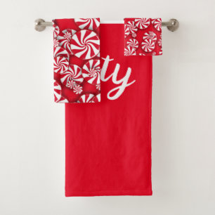Naughty and Nice Christmas    Bath Towel Set