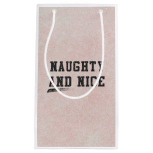 Naughty and Nice Small Gift Bag