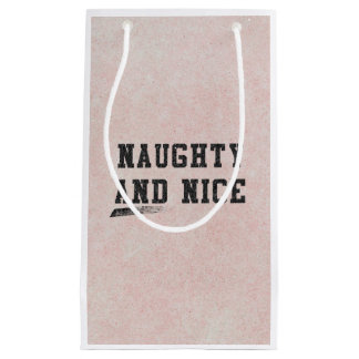 Naughty and Nice Small Gift Bag