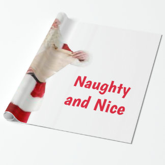 Naughty and Nice Wrapping Paper