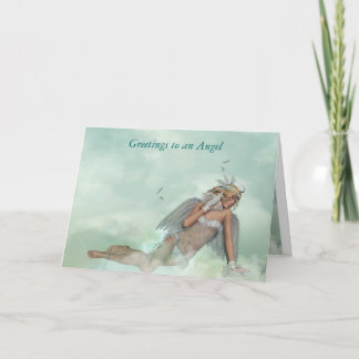 Naughty Angel Greeting Card