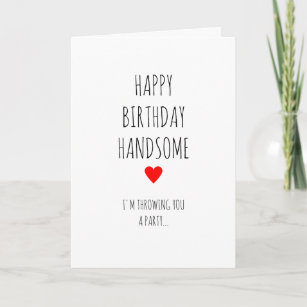 Naughty Birthday Card Card for Husband/Boyfriend