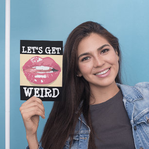 NAUGHTY BIRTHDAY CARD FOR HIM, LET'S GET WEIRD