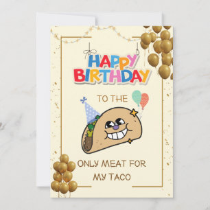 Naughty Birthday Card, Funny Bday Card for Him