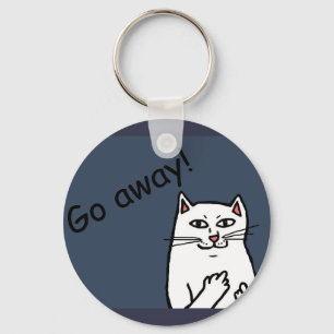 Naughty Cat Keychain