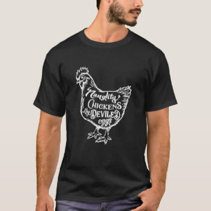 Naughty Chickens Lay Deviled Eggs T-Shirt