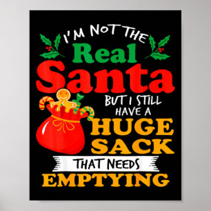 Naughty Christmas For Men Huge Package Sack Dirty  Poster