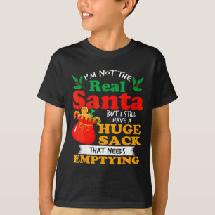 Naughty Christmas For Men Huge Package Sack Dirty  T-Shirt