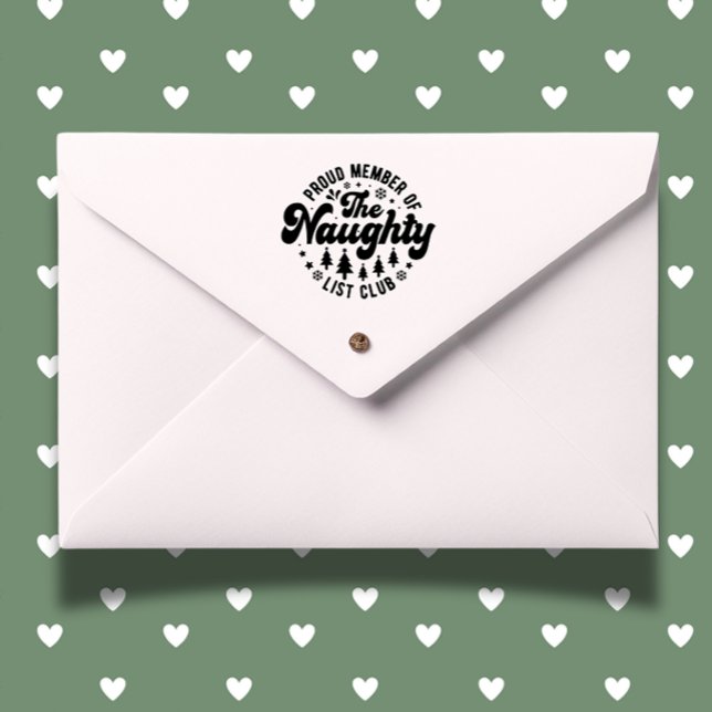 Naughty Christmas funny theme Self-inking Stamp (Spread festive cheer and smiles with every stamp!)
