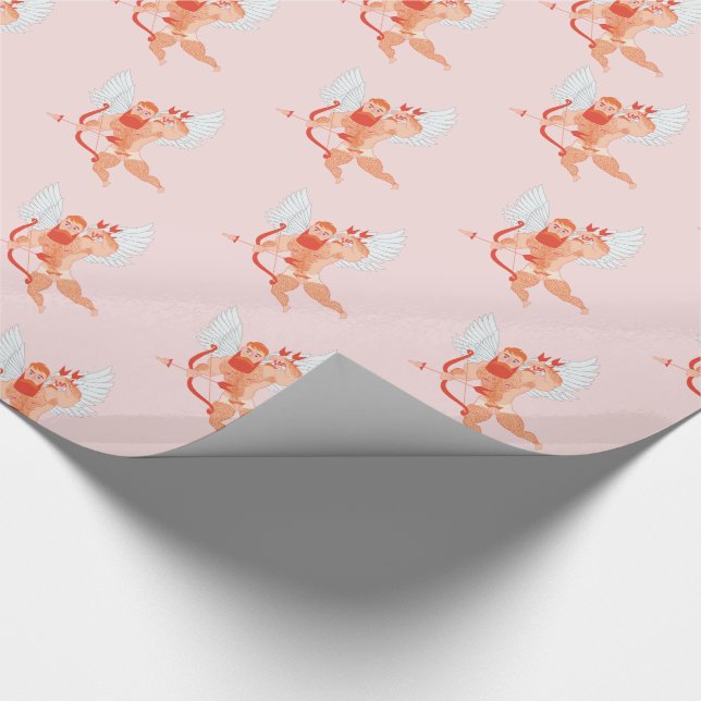Naughty Cupid Wrapping Paper (Corner)