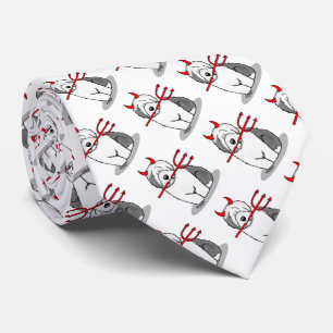 Naughty Devil Old English Sheepdog (Grey 1) Tie