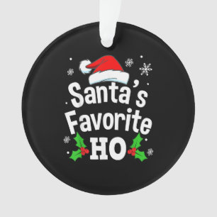 Naughty Dirty Adult Pajama Christmas Ornament