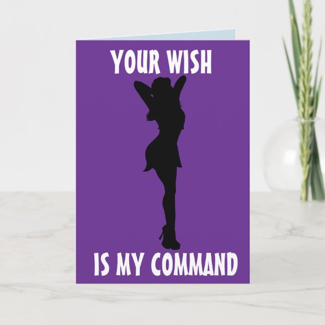 NAUGHTY 'dirty'  BIRTHDAY FOR HUSBAND HIM CARDS (Front)