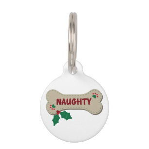 Naughty Dog Pet Tag